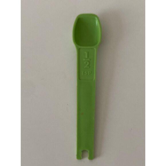 Tupperware Stacking Cookie Cutters Measuring Spoons Lot of 10 vintage - Picture 14 of 16